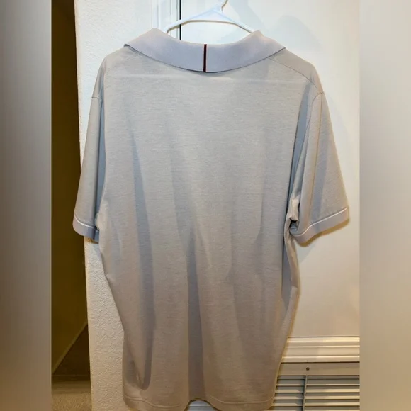 Loro Piana 28 Matches Golf Polo Half Zip Shirt in Grey Size XXL - Picture 2 of 6